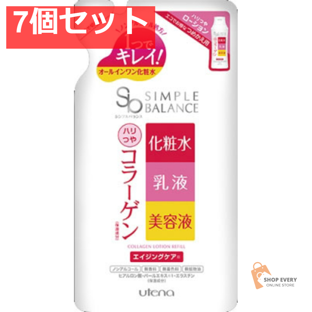 ウテナ シンプルバランス ハリつやローション つめかえ用 200mL 7個セット まとめ売り