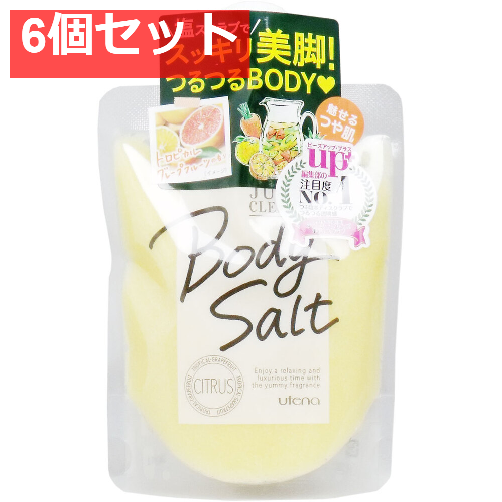 ジューシィクレンズ ボディソルト シトラス 300g 6個セット まとめ売り