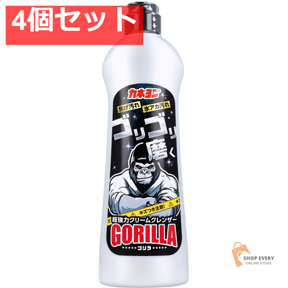 カネヨンゴリラ 超強力クリームクレンザー ミントの香り 400g 4個セット まとめ売り