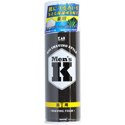 貝印 MENS シルクプロテイン配合 薬用シェービングフォーム 7個セット まとめ売り