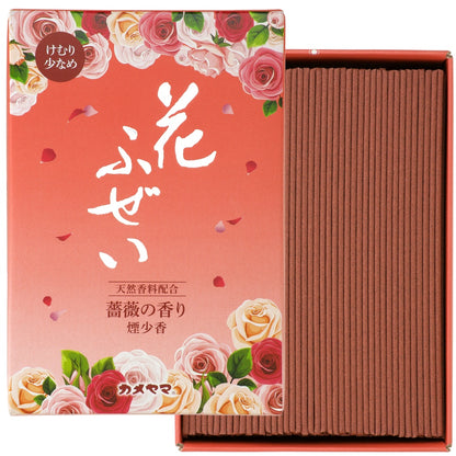カメヤマ 花ふぜい バラ 煙少香 徳用大型 8個セット まとめ売り