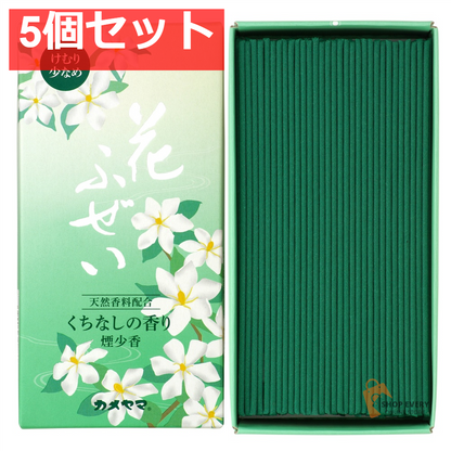 カメヤマ カメヤマローソク 花ふぜい くちなし 煙少香 5個セット まとめ売り