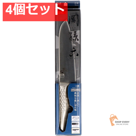 貝印 関孫六 匠創 三徳包丁 165mm AB5156 4個セット まとめ売り