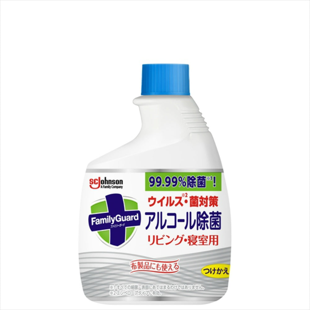 ファミリーガード アルコール除菌 リビング・寝室用 つめかえ用 400mL 4個セット まとめ売り