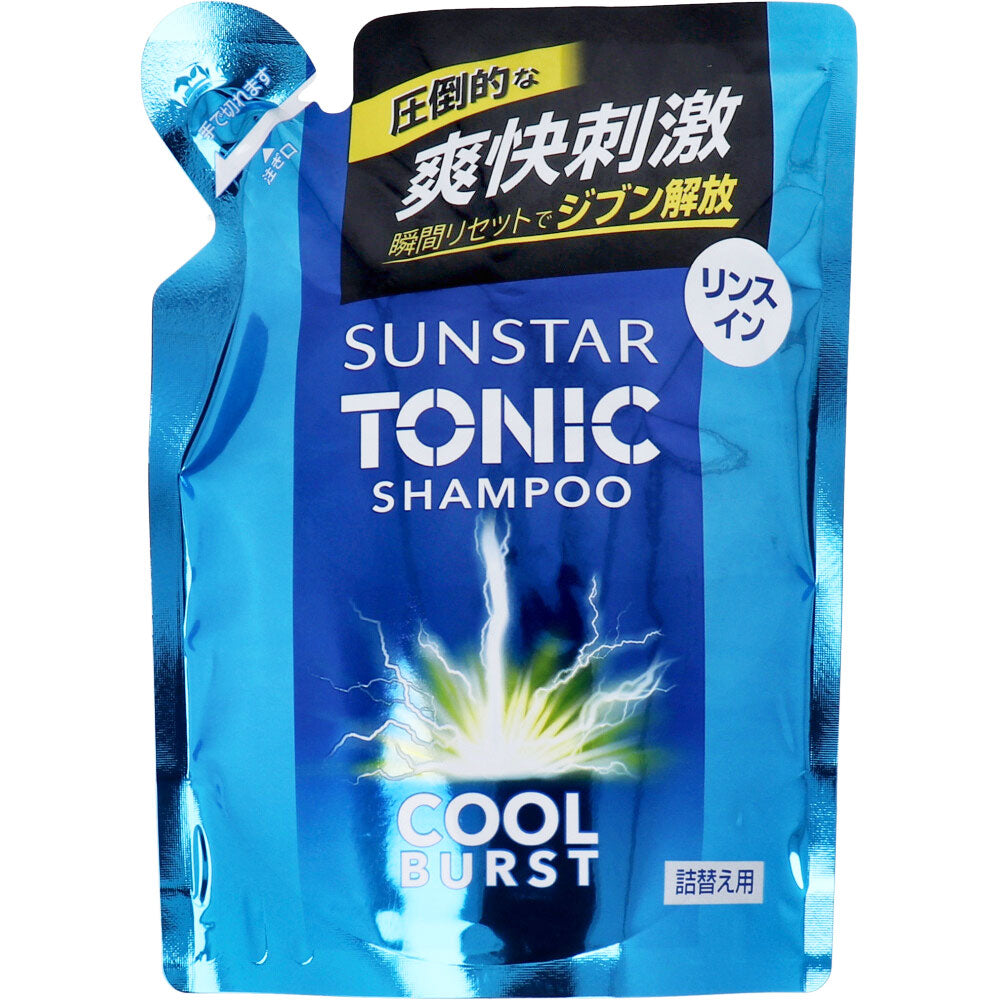 サンスタートニックシャンプー COOL BURST リンスイン 詰替用 340mL