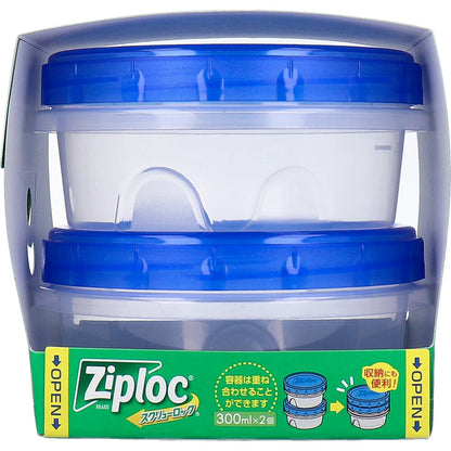 ジップロック スクリューロック 300mL 2個入 9個セット まとめ売り