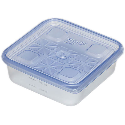 4個セット 業務用 ジップロック コンテナー 正方形 700mL×10個入