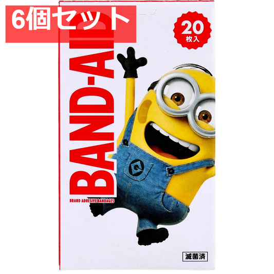 バンドエイド ミニオンズ 20枚入 6個セット まとめ売り