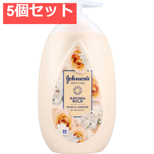 ジョンソンボディケア エクストラケア アロマミルク ローズとジャスミンの香り 500mL 5個セット まとめ売り