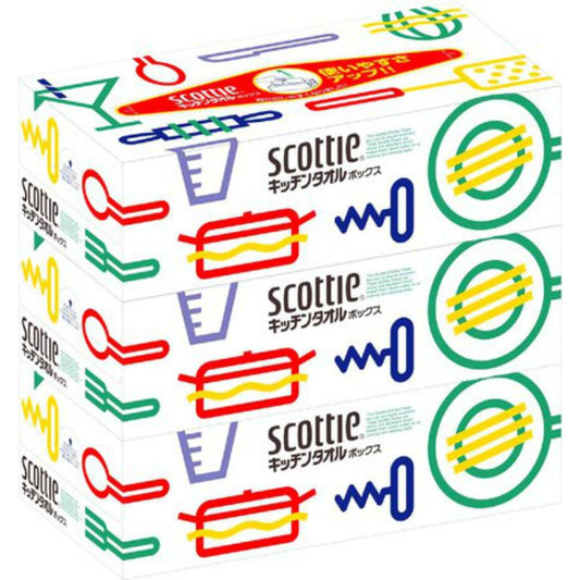 スコッティキッチンタオルボックス3箱パック