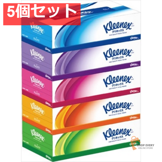 クリネックス ティシュー 180組×5箱 5個セット まとめ売り