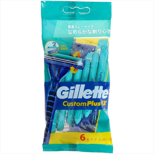 ジレット(Gillette) カスタムプラスEX首振式6本入りCPX-P6
