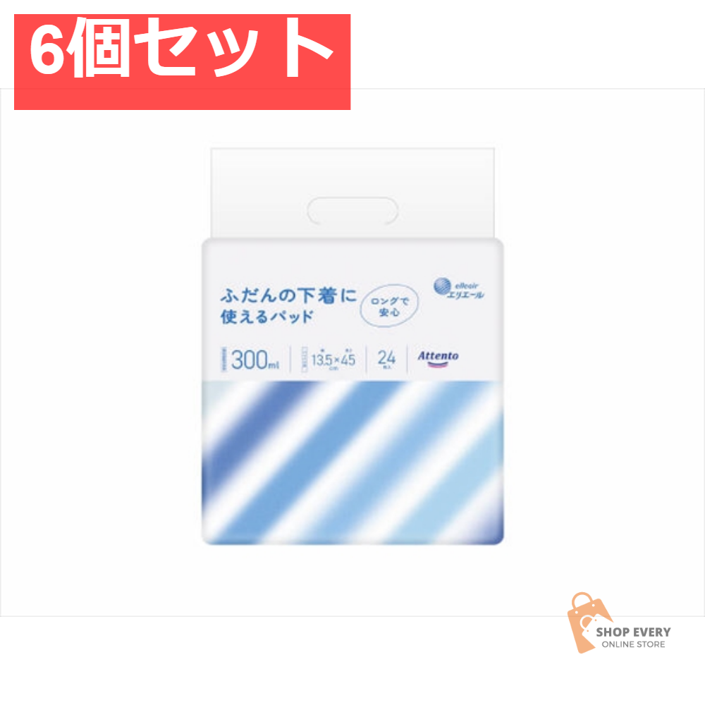 ふだんの下着に使えるパッド300 24枚 6個セット まとめ売り