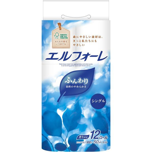 エルフォーレ トイレットティシュー 12R シングル