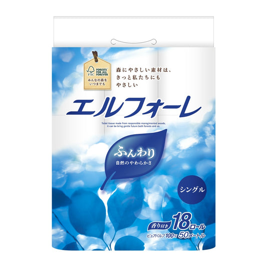 エルフォーレトイレットティシュー18Rシングル