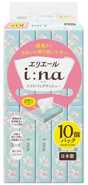 エリエール イーナティシュー ソフトパック 10個