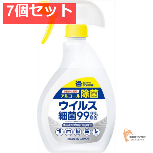 第一石鹸 多目的住居用アルコール 除菌本体 400ML 7個セット まとめ売り