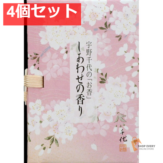 日本香堂 宇野千代 しあわせの香り スティック 36本入 桜香立付 4個セット まとめ売り