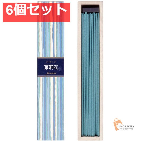 日本香堂 かゆらぎ スティック 茉莉花 40g 6個セット まとめ売り