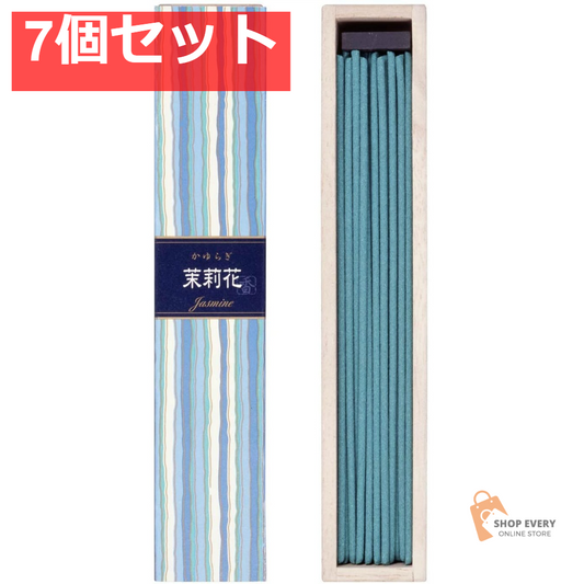 日本香堂 かゆらぎ スティック 茉莉花 40g 7個セット まとめ売り
