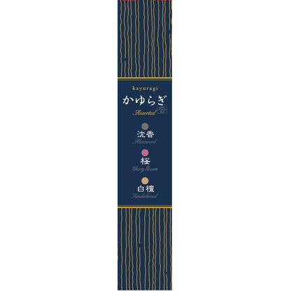 日本香堂 かゆらぎ アソート 沈香・桜・白檀 スティック 45本入 2個セット まとめ売り
