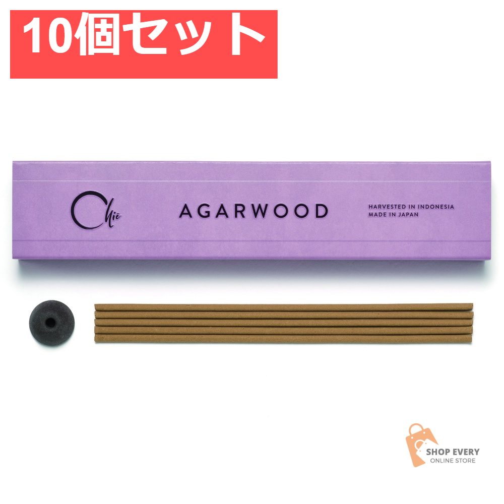 日本香堂 CHIE AGARWOOD スティック 10個セット まとめ売り