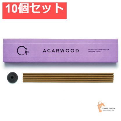 日本香堂 CHIE AGARWOOD スティック 10個セット まとめ売り