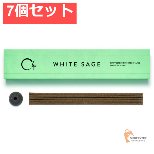 日本香堂 CHIE WHITE SAGE スティック 7個セット まとめ売り