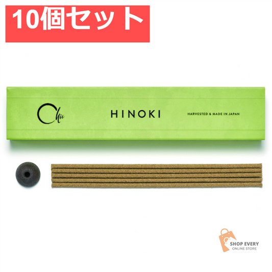 日本香堂 CHIE HINOKI スティック 10個セット まとめ売り