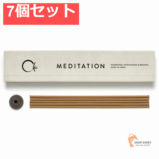 日本香堂 CHIE MEDITATION スティック 7個セット まとめ売り