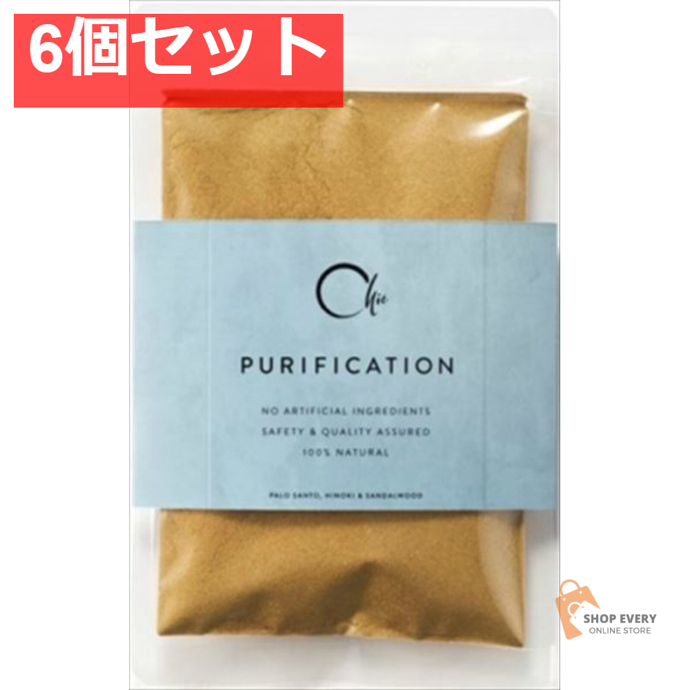 日本香堂 CHIE PURIFICATION パウダー 30g 6個セット まとめ売り