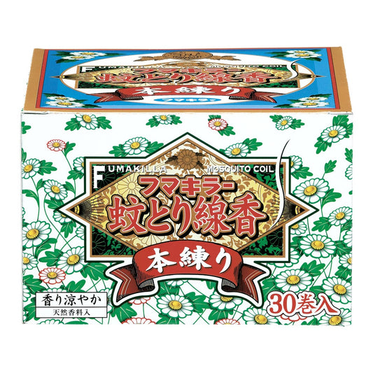 フマキラー蚊とり線香本練り30巻函入