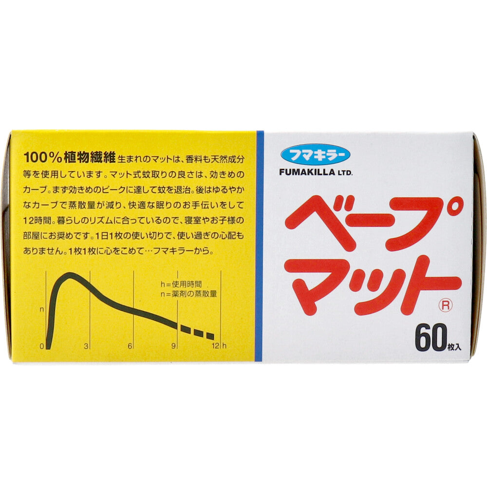 フマキラー ベープマット 香料入 60枚入 7個セット まとめ売り