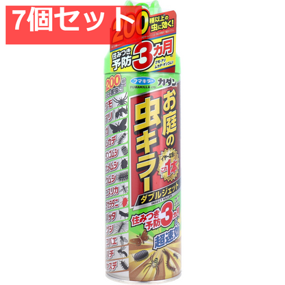 カダン お庭の虫キラー ダブルジェット 屋外専用 450mL 7個セット まとめ売り