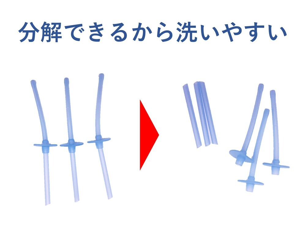 ハビナース ストロー付カップ専用 替えストロー 3セット入 10個セット まとめ売り