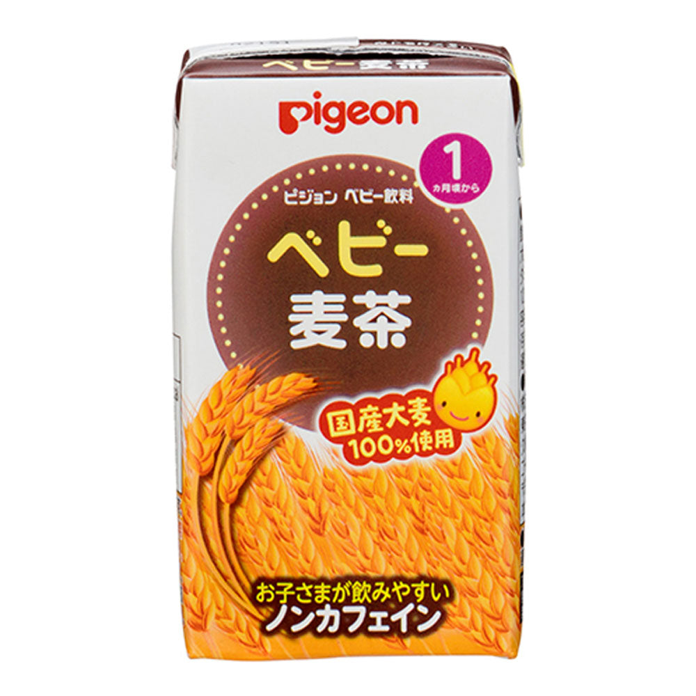 ピジョン 紙パックベビー飲料 ベビー麦茶 125mL×3個パック 5個セット まとめ売り