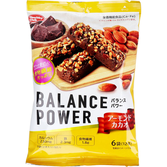 バランスパワー アーモンドカカオ味 袋入 6袋(12本)入