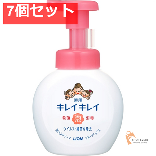 キレイキレイ 薬用泡ハンドソープ フルーツミックス ポンプ 7個セット まとめ売り