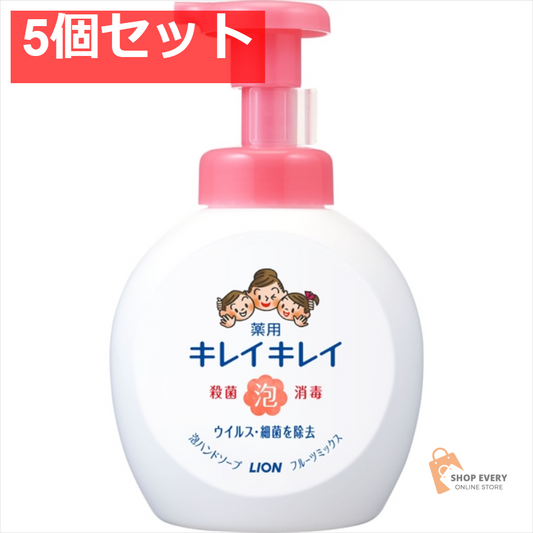 キレイキレイ薬用泡ハンド本体大フル-ツミックス 5個セット まとめ売り
