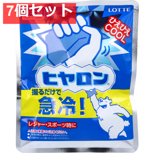 ロッテ ヒヤロン 1個入 7個セット まとめ売り