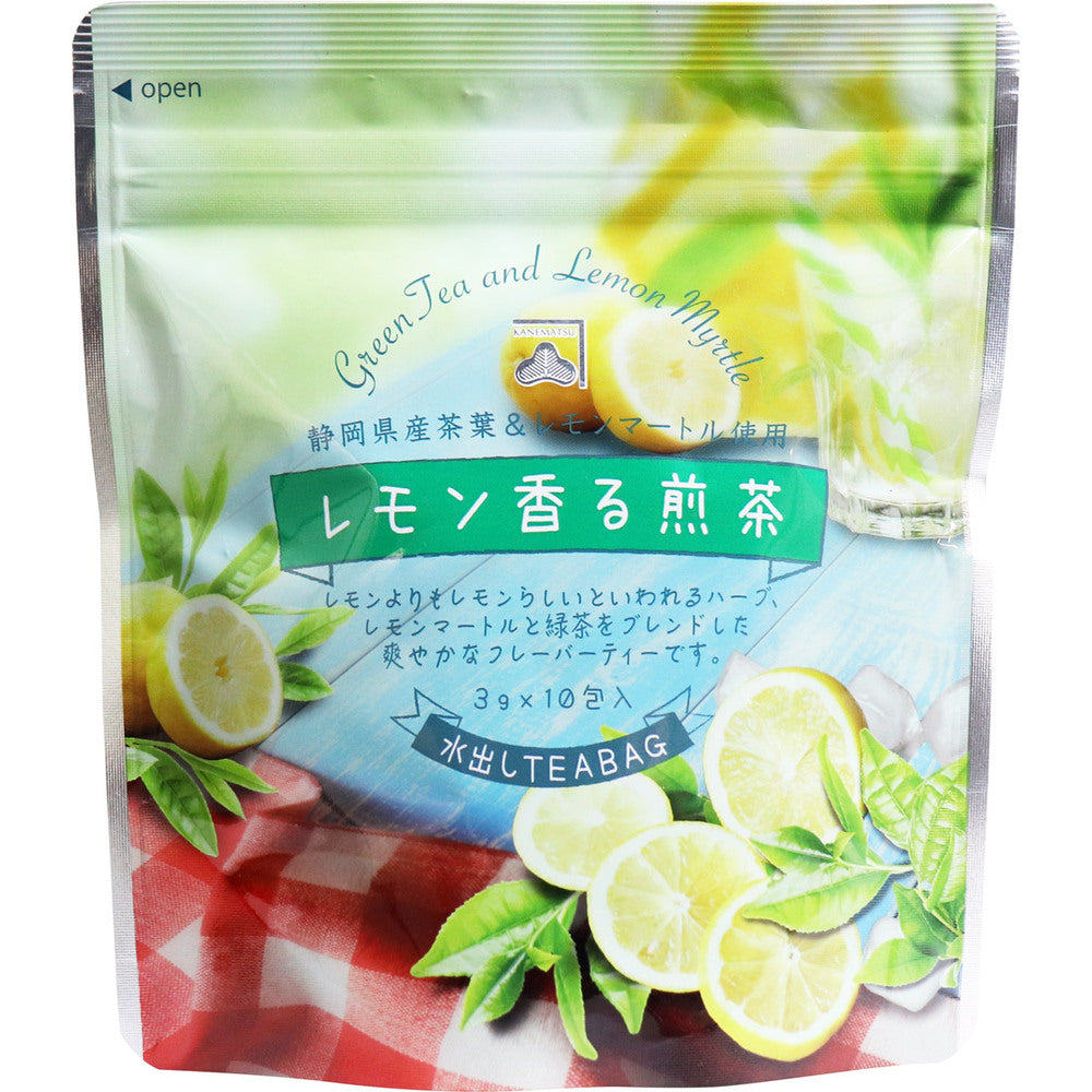 レモン香る煎茶 水出しティーバッグ 3g×10包入