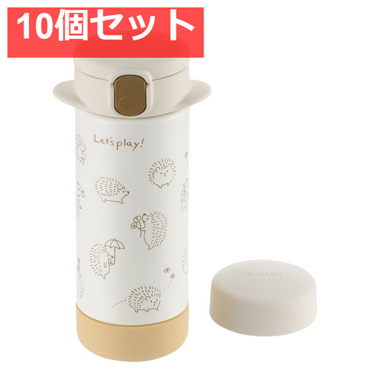 10個セット リッチェル 2WAYステンレススリムマグ 240 ホワイト