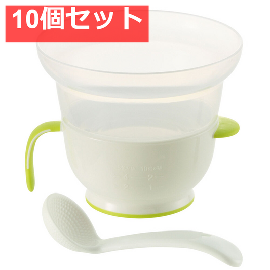 10個セット リッチェル 電子レンジ用おかゆクッカーR