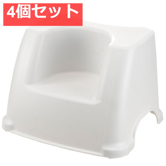4個セット リッチェル トイレサポートステップホワイト