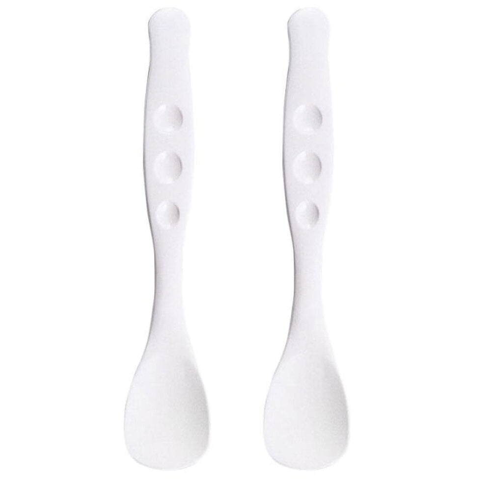 使っていいね！ やわらかスプーン 大 ホワイト 2本入 3個セット まとめ売り