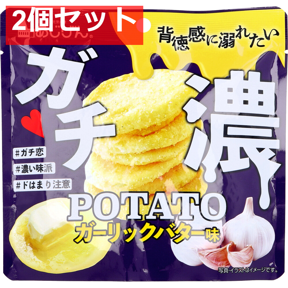 ガチ濃POTATO ガーリックバター味 43g 2個セット まとめ売り