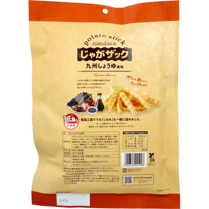 じゃがザック 九州しょうゆ味 140g 4個セット まとめ売り