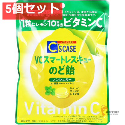 C’S CASE(シーズケース) VCスマートレスキューのど飴 ノンシュガー 67g 5個セット まとめ売り