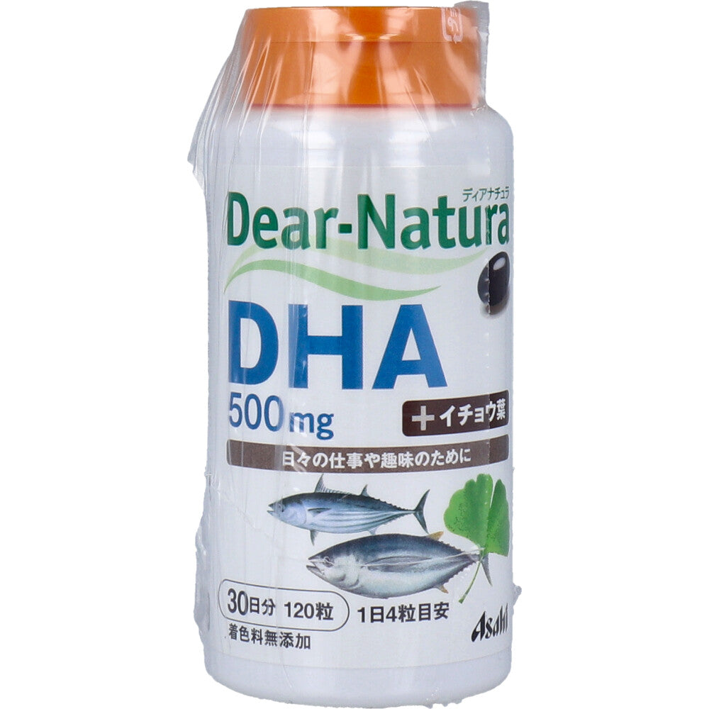 ディアナチュラ DHA+イチョウ葉 500mg 30日分 120粒
