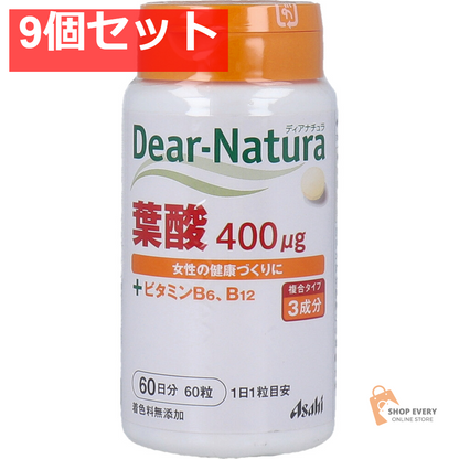 ディアナチュラ 葉酸 400μg 60日分 60粒 9個セット まとめ売り